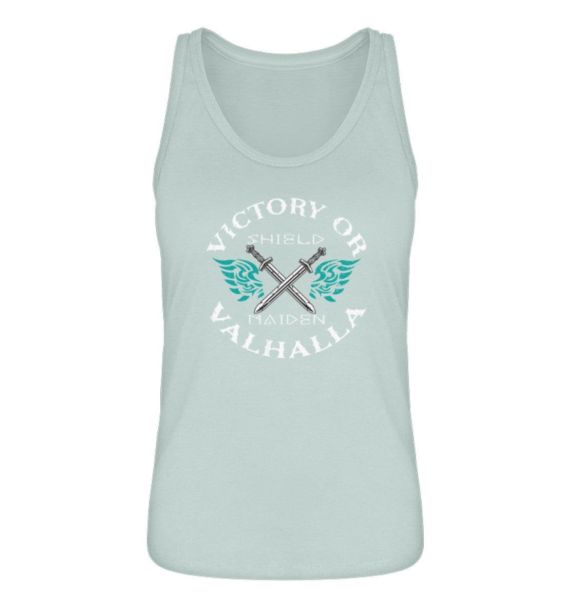 Schildmaiden Tanktop 'Sieg oder Walhalla' – Wikinger-Kriegerin Spirit - Nordic Viking Wear