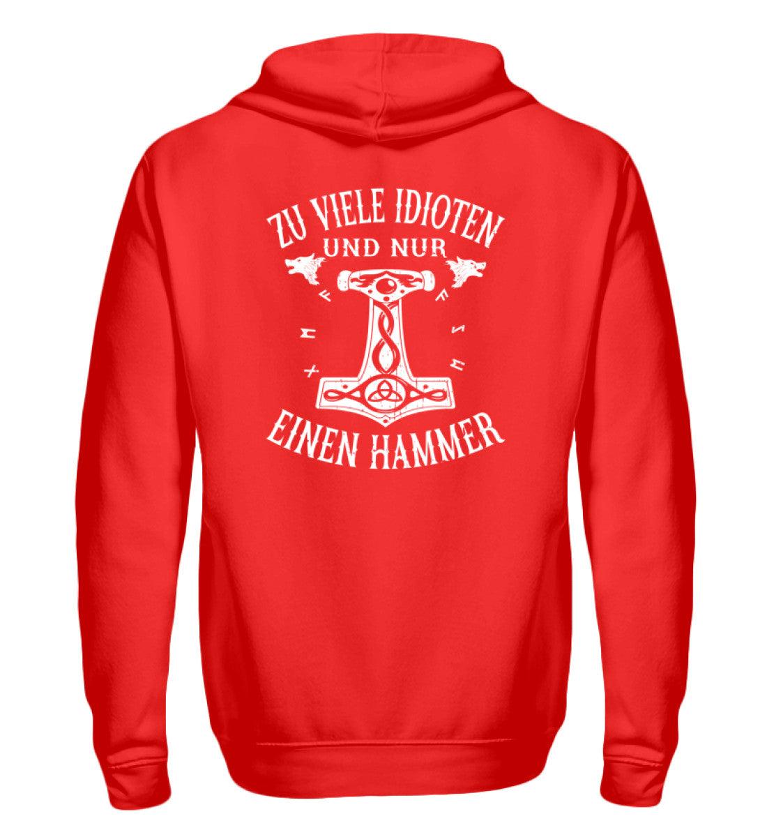 Mjölnir Zipp-Hoodie – Der perfekte Hoodie für wahre Nordmänner ⚡🔨 - Nordic Viking Wear