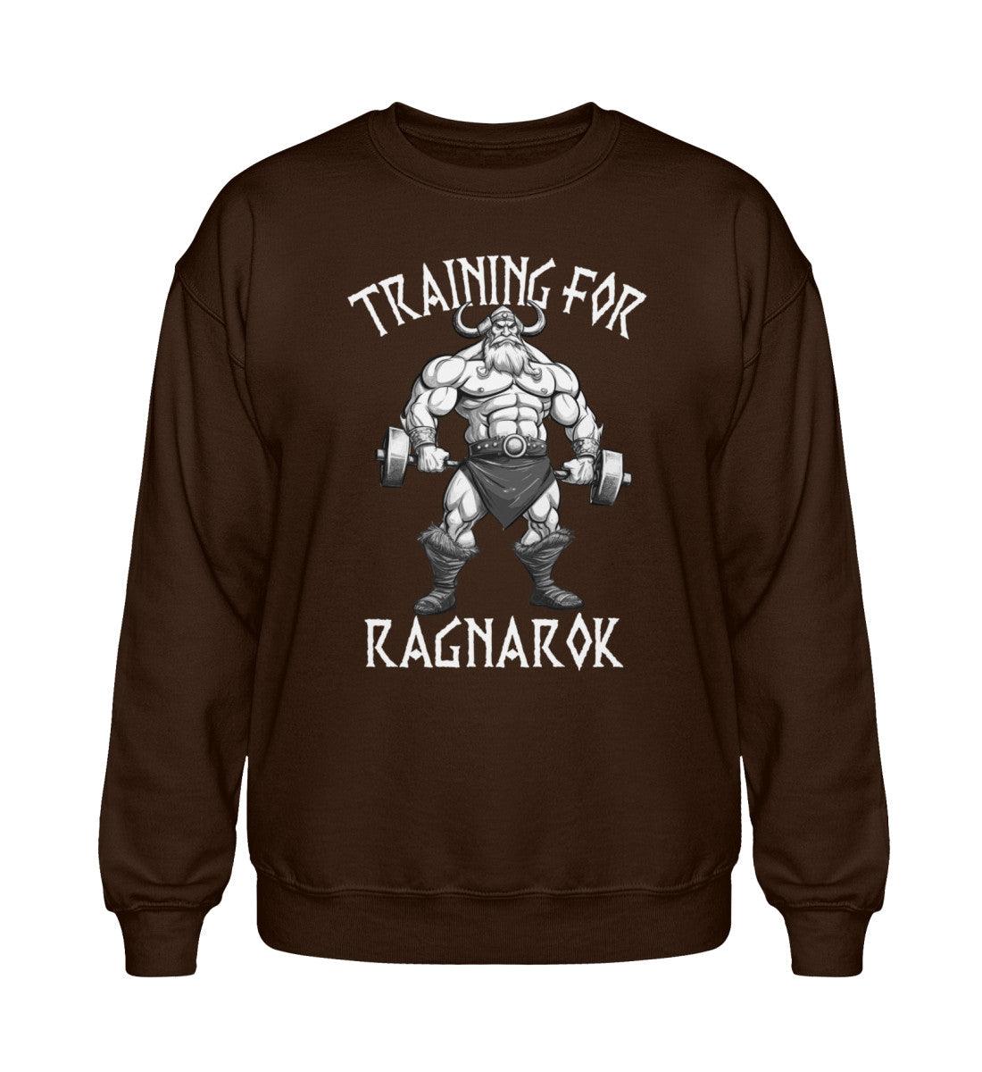 "Training for Ragnarok" – Das ultimative Wikinger Heavy Sweatshirt für Krieger und Fitnessfans - Nordic Viking Wear