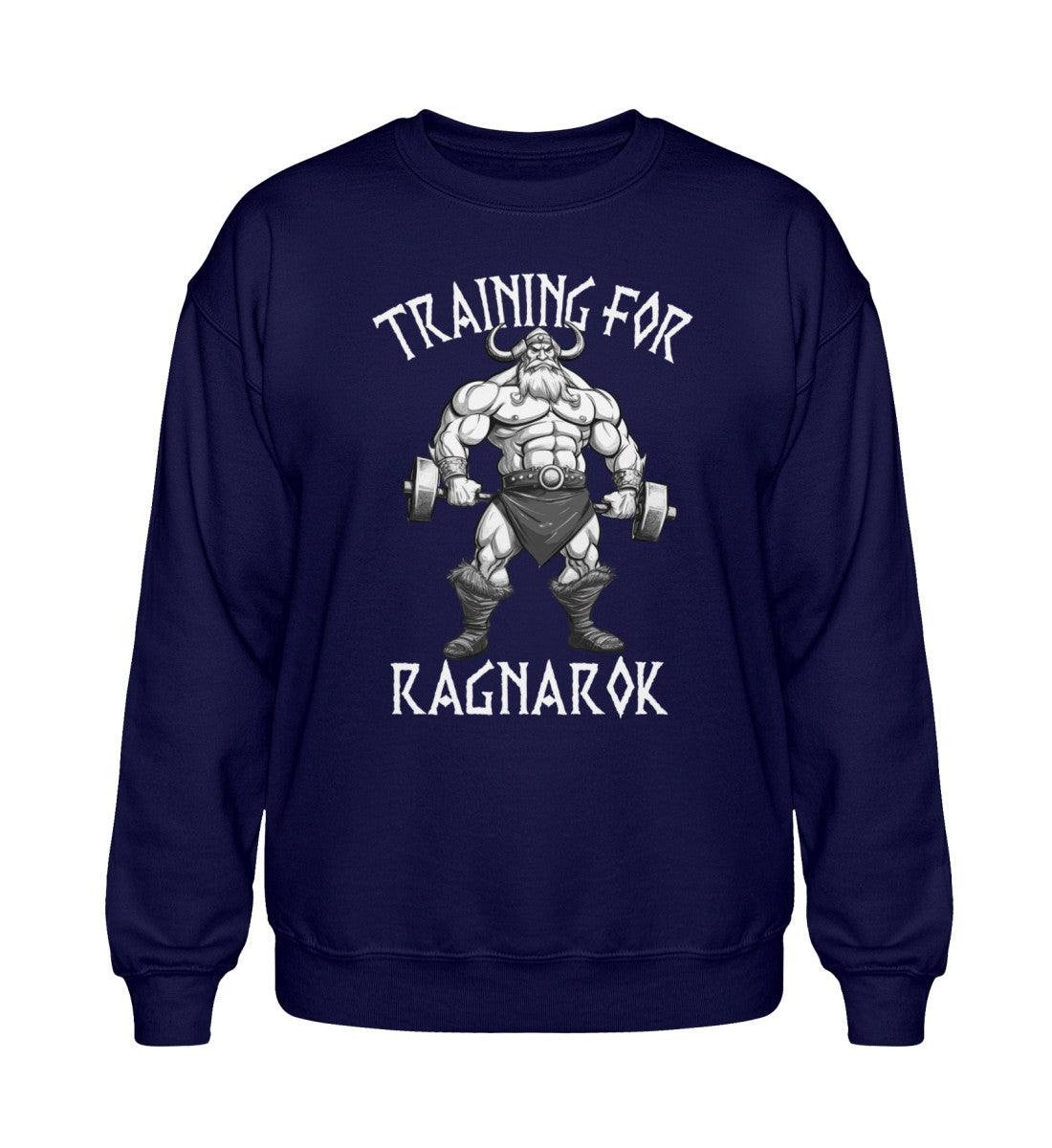 "Training for Ragnarok" – Das ultimative Wikinger Heavy Sweatshirt für Krieger und Fitnessfans - Nordic Viking Wear