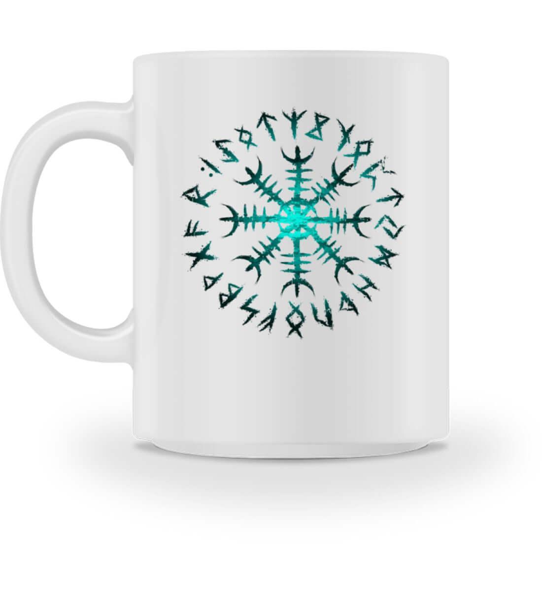 Wikinger Helm Of Awe Runen Tasse - Tasse - Nordic Viking Wear