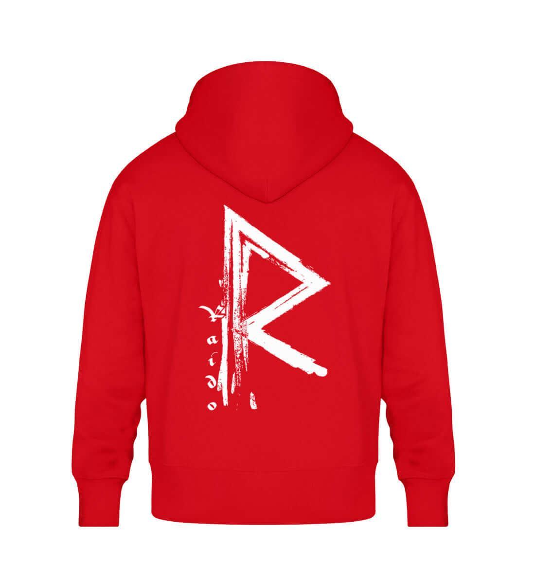 Wikinger Oversized Hoodie mit Raido Rune - Kapuzenpullover - Nordic Viking Wear