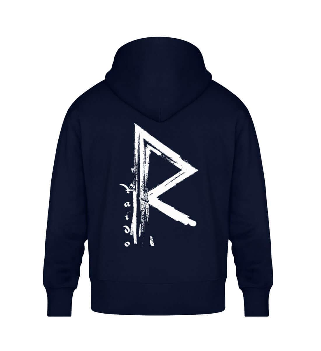 Wikinger Oversized Hoodie mit Raido Rune - Kapuzenpullover - Nordic Viking Wear