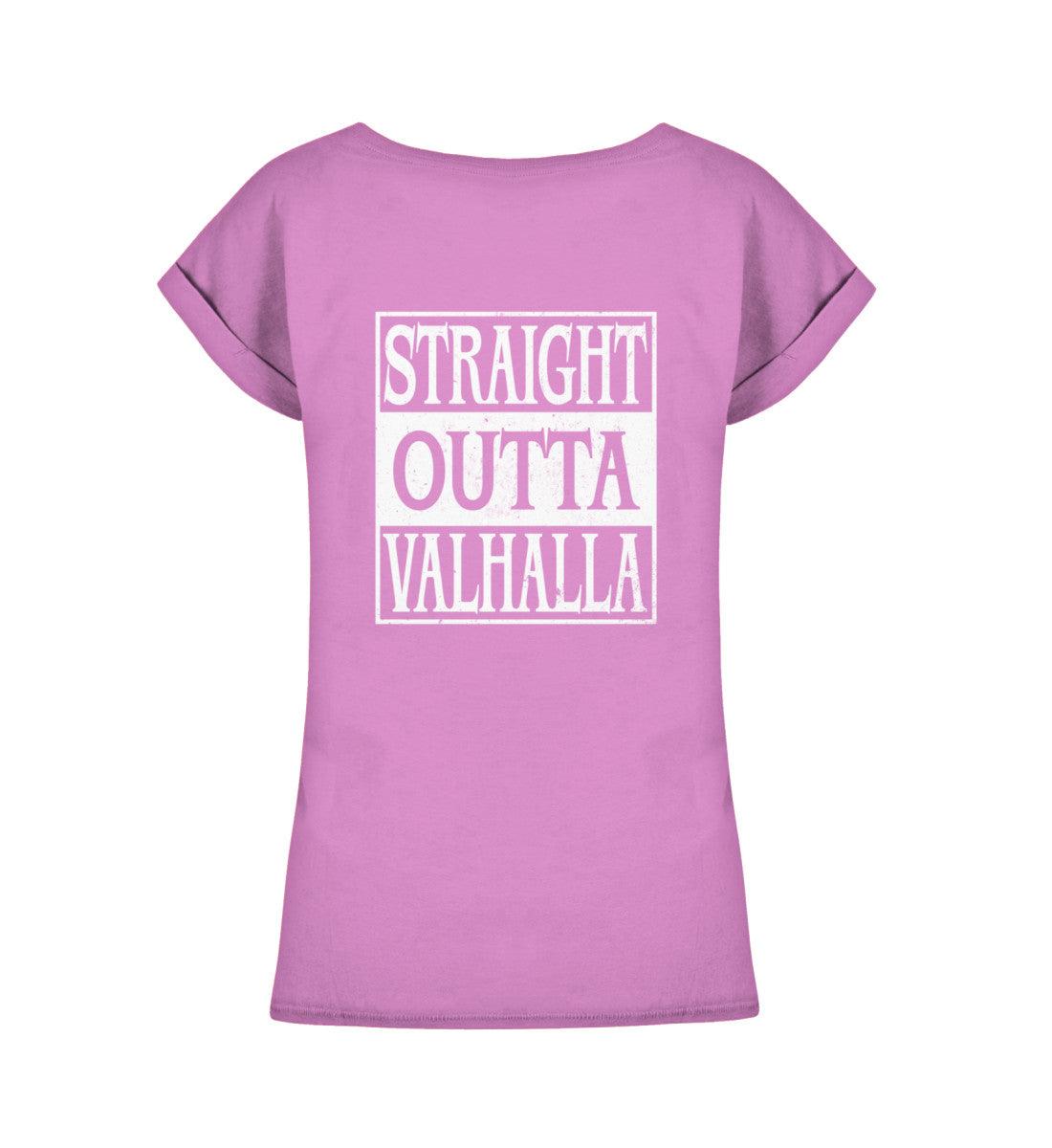 Schildmaiden Extendet Shirt – „Straight Outta Valhalla“-Design - Nordic Viking Wear