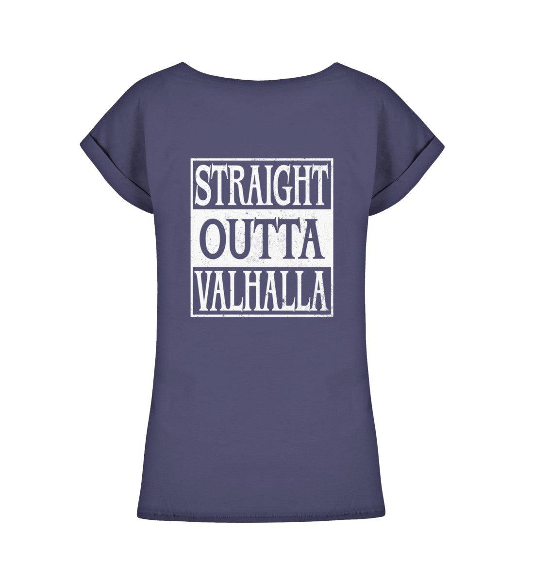 Schildmaiden Extendet Shirt – „Straight Outta Valhalla“-Design - Nordic Viking Wear