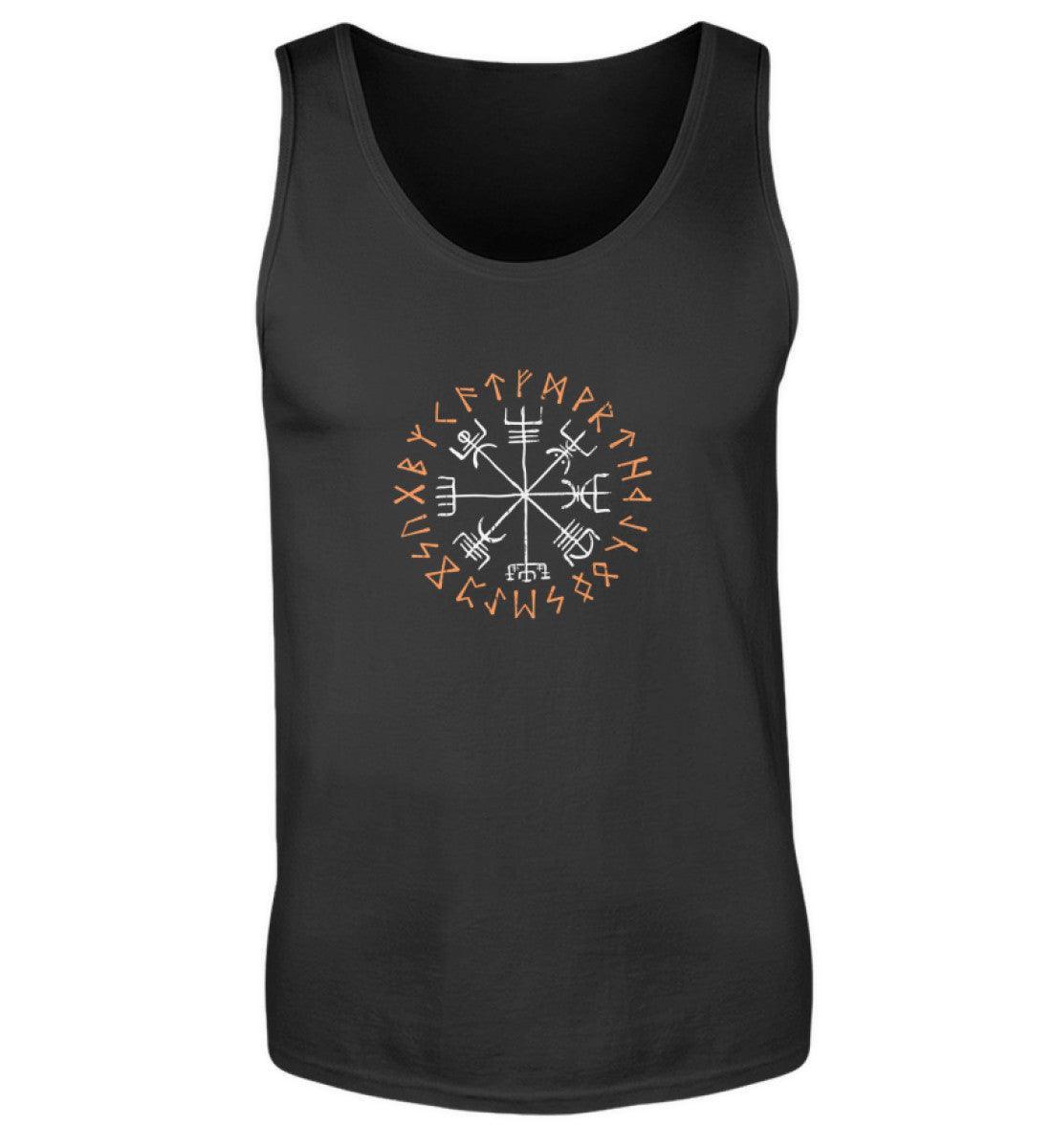 Wikinger Vegvisir Tanktop- Kompass Runen Symbol Tee - Nordischer Navigationspfad Shirt - Nordic Viking Wear