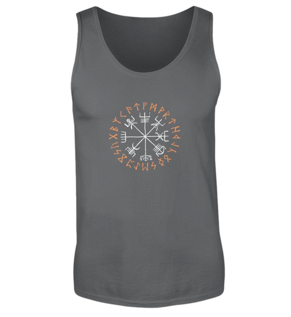 Wikinger Vegvisir Tanktop- Kompass Runen Symbol Tee - Nordischer Navigationspfad Shirt - Nordic Viking Wear