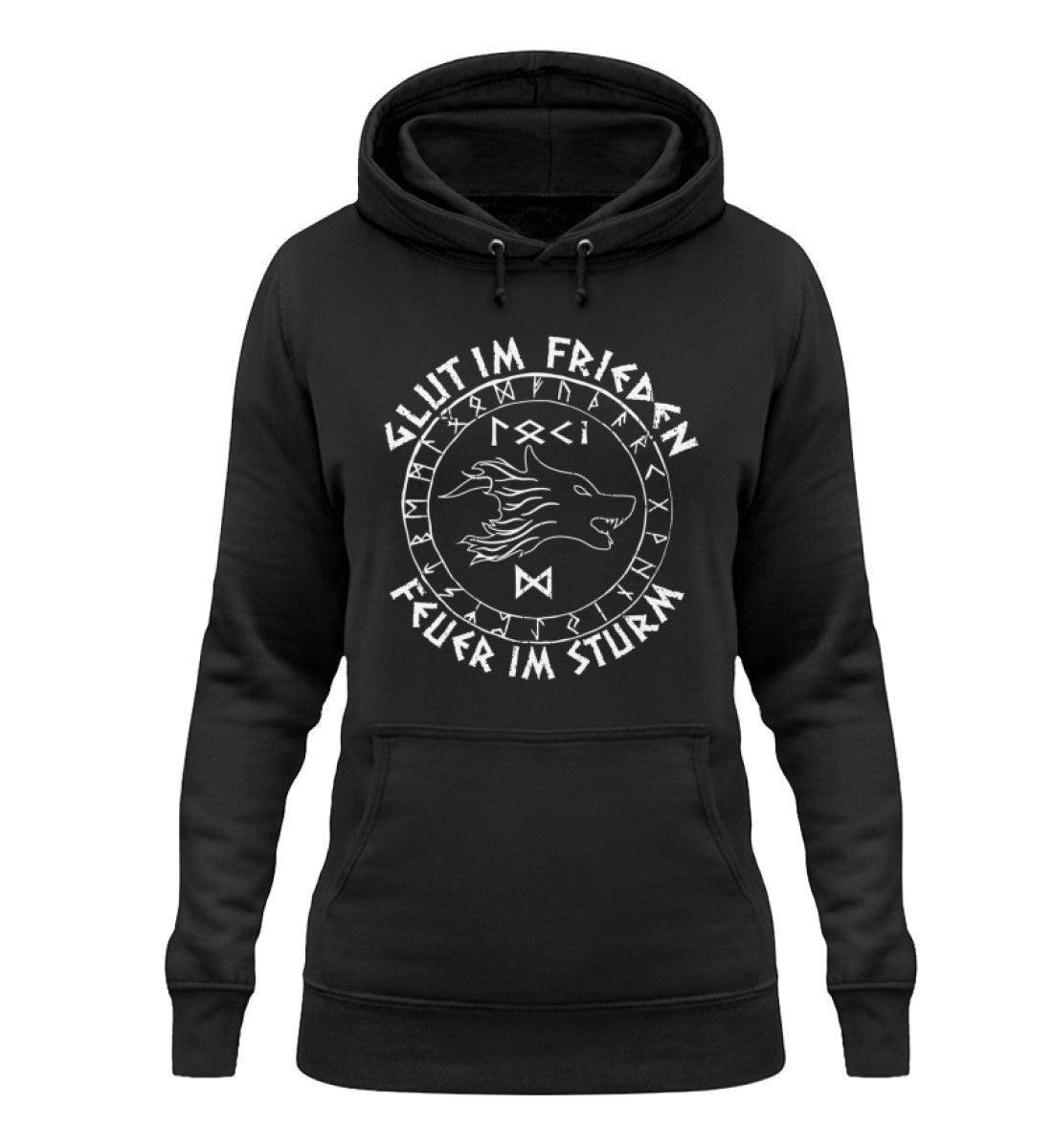 Shieldmaiden Hoodie "Loki's Erbe" – Kraft und List im nordischen Design - Nordic Viking Wear