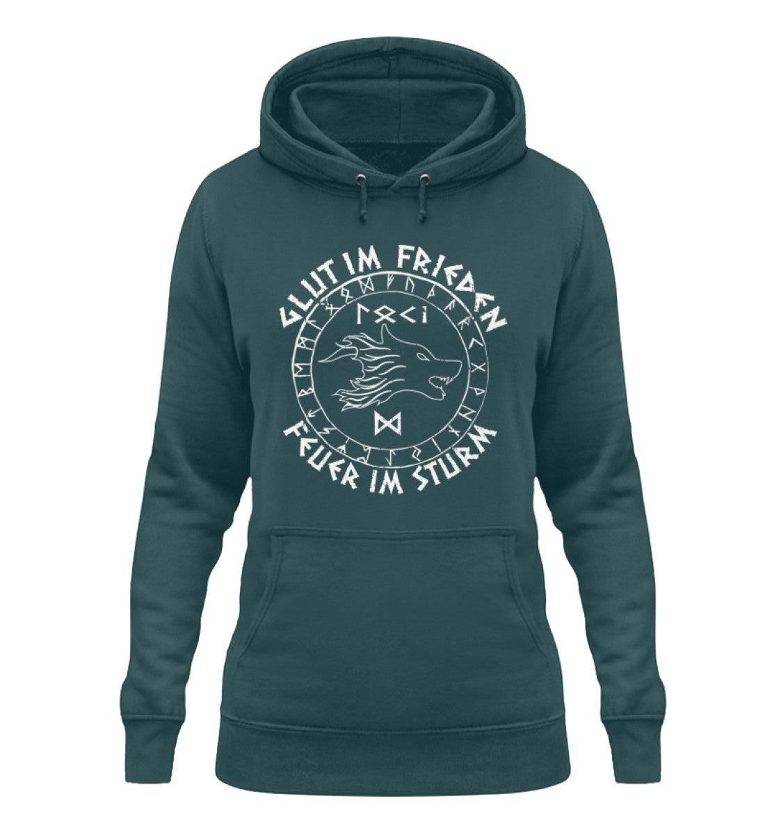 Shieldmaiden Hoodie "Loki's Erbe" – Kraft und List im nordischen Design - Nordic Viking Wear