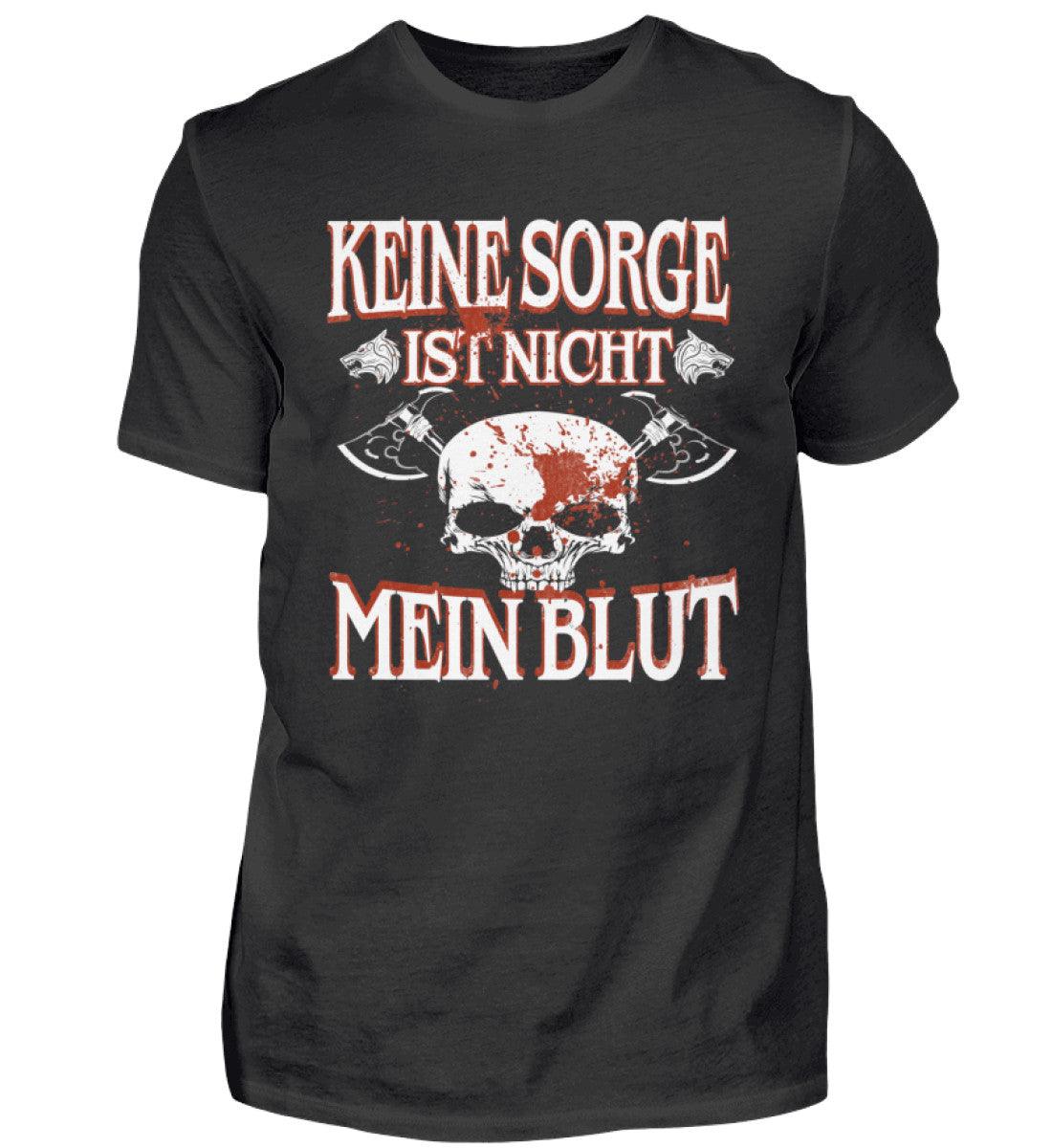 Lustiges Wikinger Shirt – „Keine Sorge, ist nicht mein Blut“ – Perfekt für Krieger mit Humor! - Nordic Viking Wear