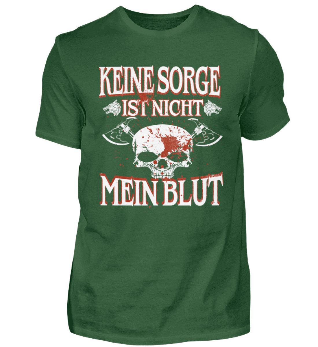 Lustiges Wikinger Shirt – „Keine Sorge, ist nicht mein Blut“ – Perfekt für Krieger mit Humor! - Nordic Viking Wear