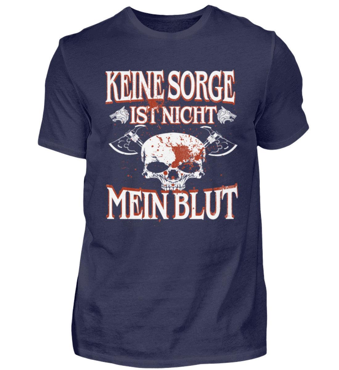 Lustiges Wikinger Shirt – „Keine Sorge, ist nicht mein Blut“ – Perfekt für Krieger mit Humor! - Nordic Viking Wear