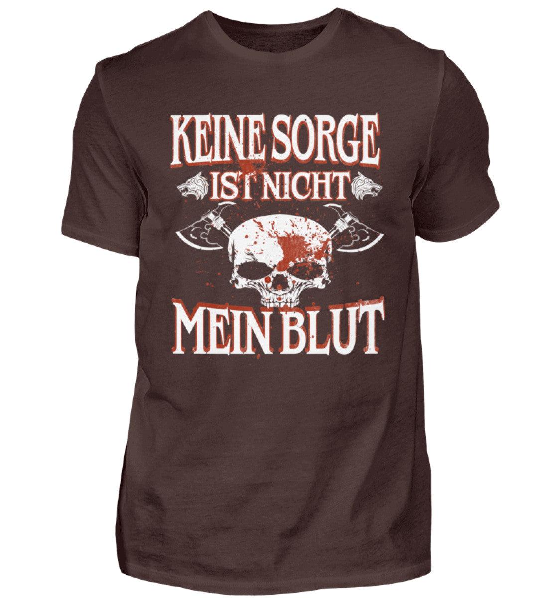 Lustiges Wikinger Shirt – „Keine Sorge, ist nicht mein Blut“ – Perfekt für Krieger mit Humor! - Nordic Viking Wear