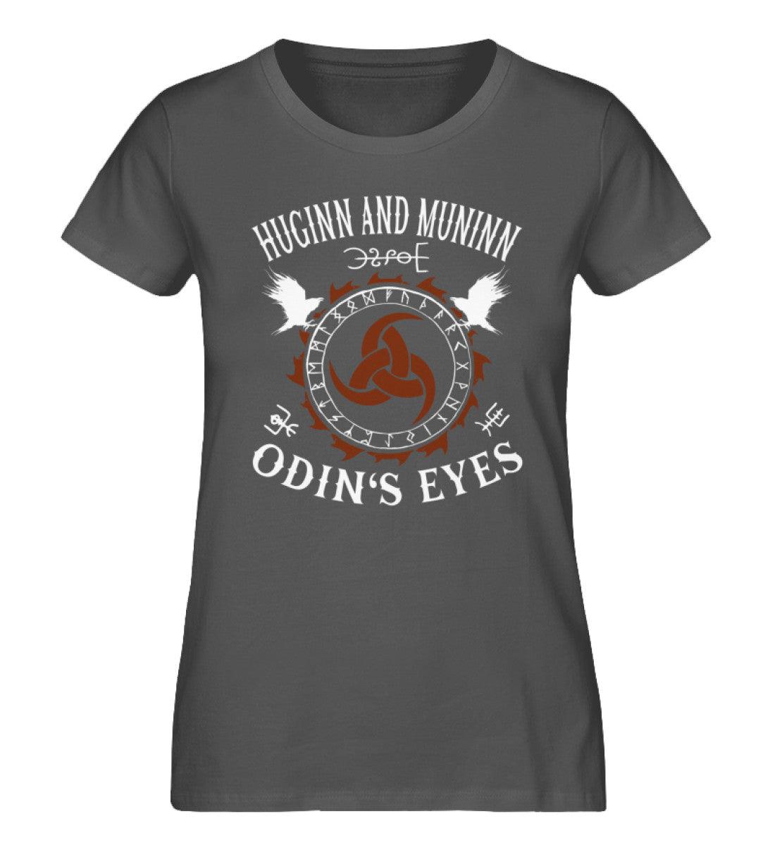 Schildmaiden Expresser Shirt „Odin's Eyes“ – Nordische Mythologie mit Raben - Nordic Viking Wear