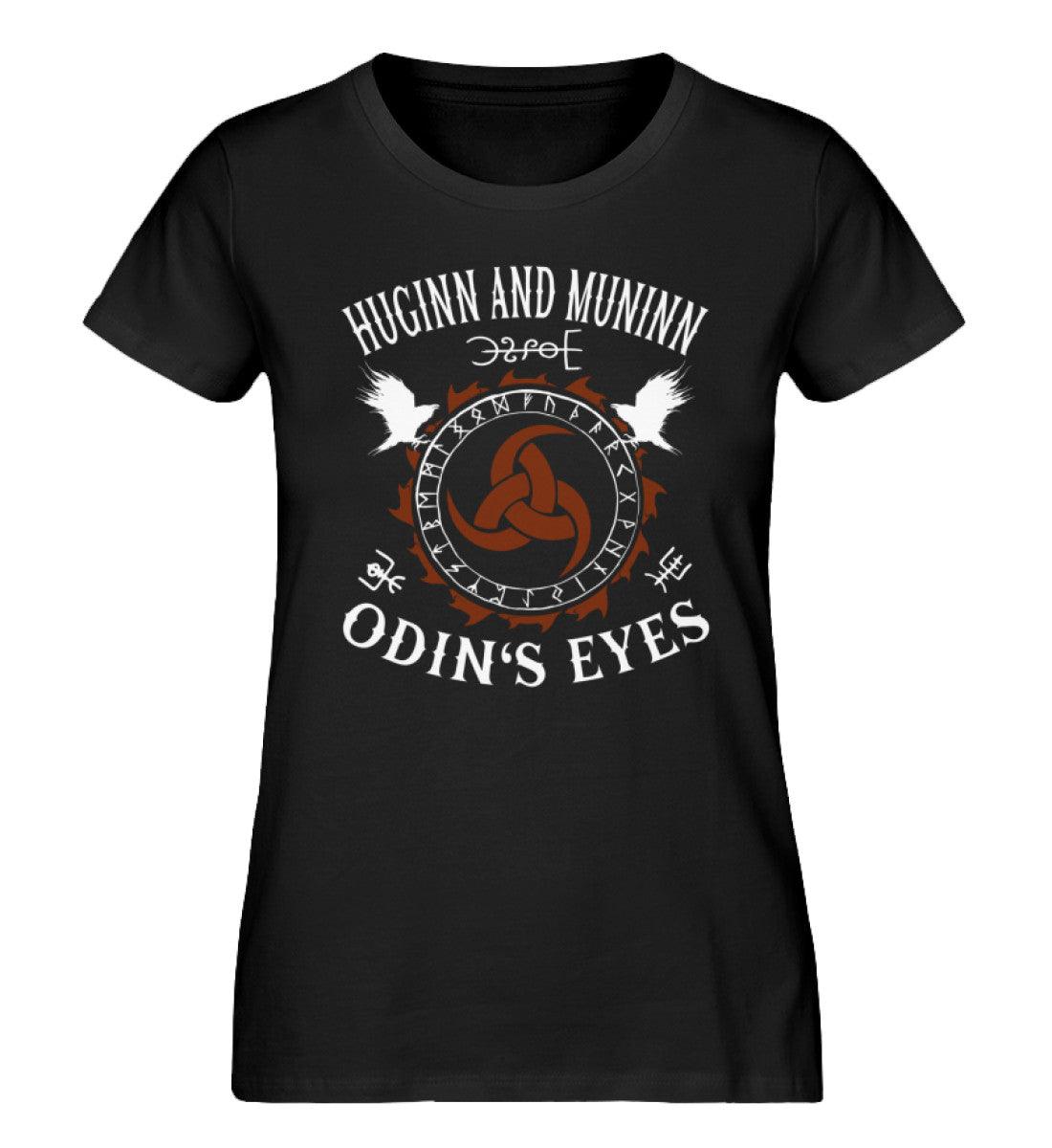 Schildmaiden Expresser Shirt „Odin's Eyes“ – Nordische Mythologie mit Raben - Nordic Viking Wear