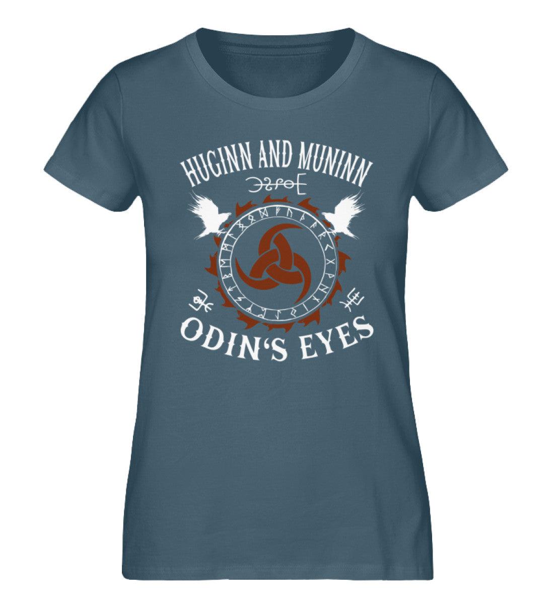 Schildmaiden Expresser Shirt „Odin's Eyes“ – Nordische Mythologie mit Raben - Nordic Viking Wear