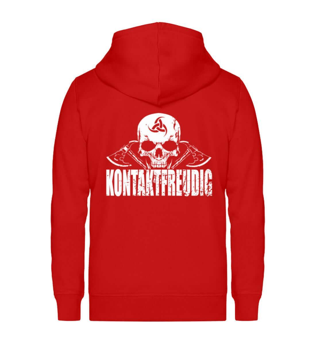 Wikinger Zip-Hoodie Kontaktfreudig - Nordic Viking Wear