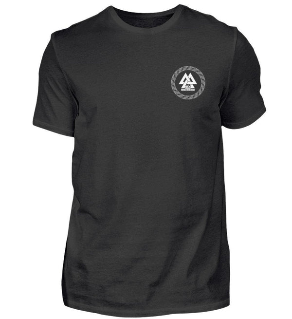 Wikinger- Premium Shirt "Huginn und Muninn - Odins Augen" Front and Backside Print - Nordic Viking Wear