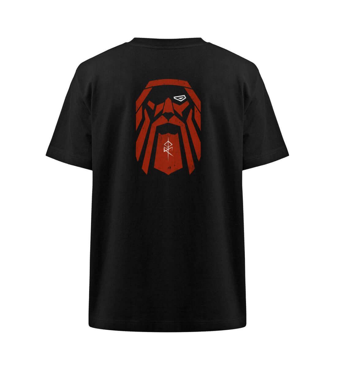 Odin Symbol Wikinger Heavy Oversized Shirt – Mächtiger Backprint mit Binderune - Nordic Viking Wear