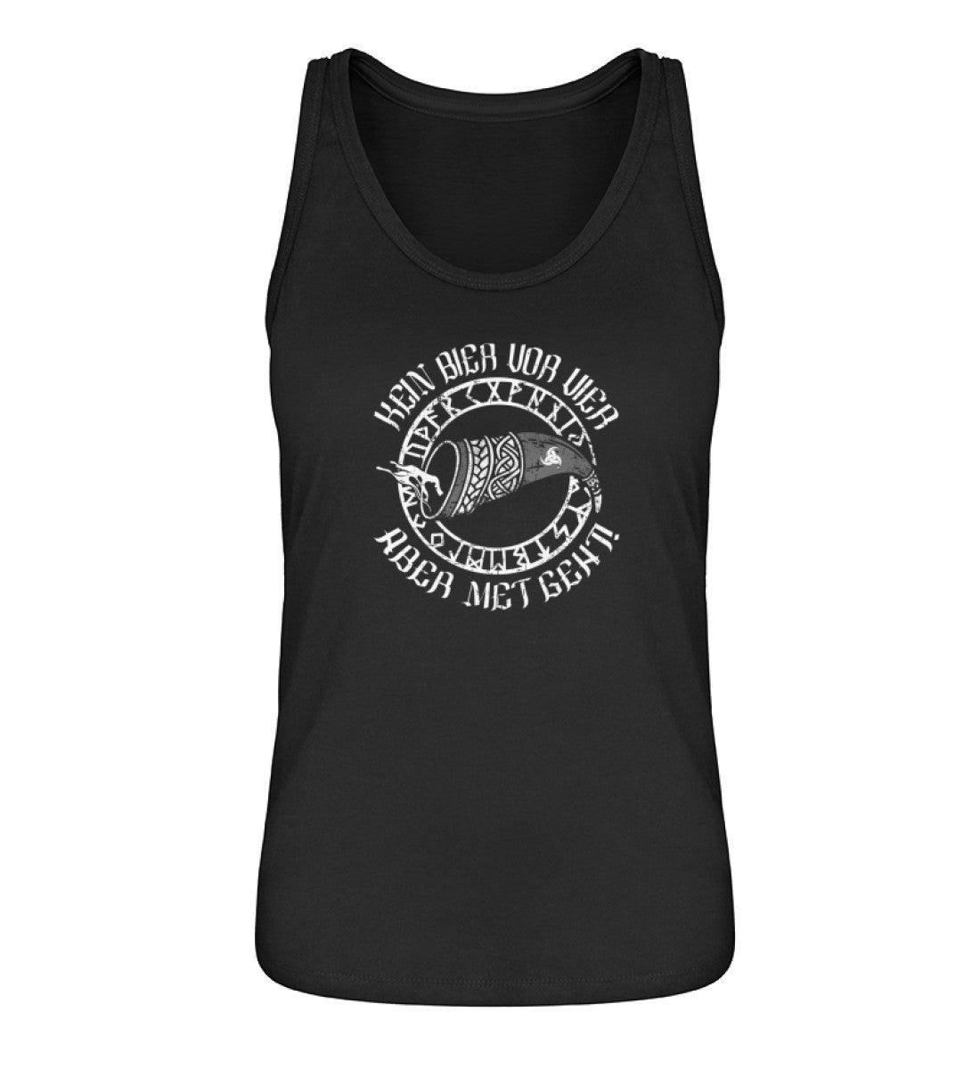 Lustiges Schildmaiden Kein Bier Vor Vier Aber Met Geht Tanktop - Nordic Viking Wear