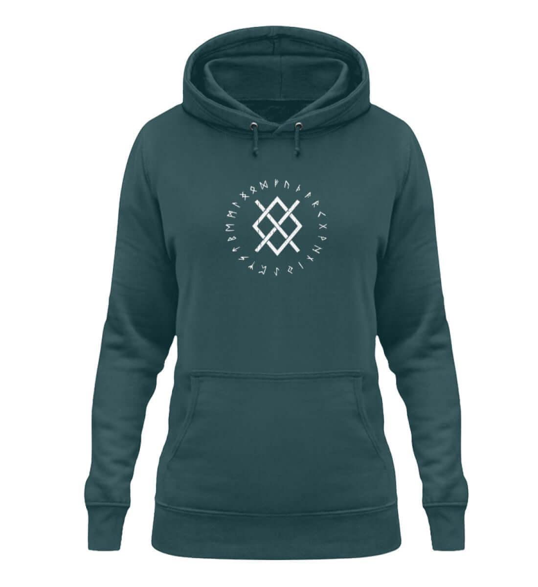 "Odins Gungnir Rune" Schildmaiden-Hoodie – Stärke des Allvaters - Nordic Viking Wear