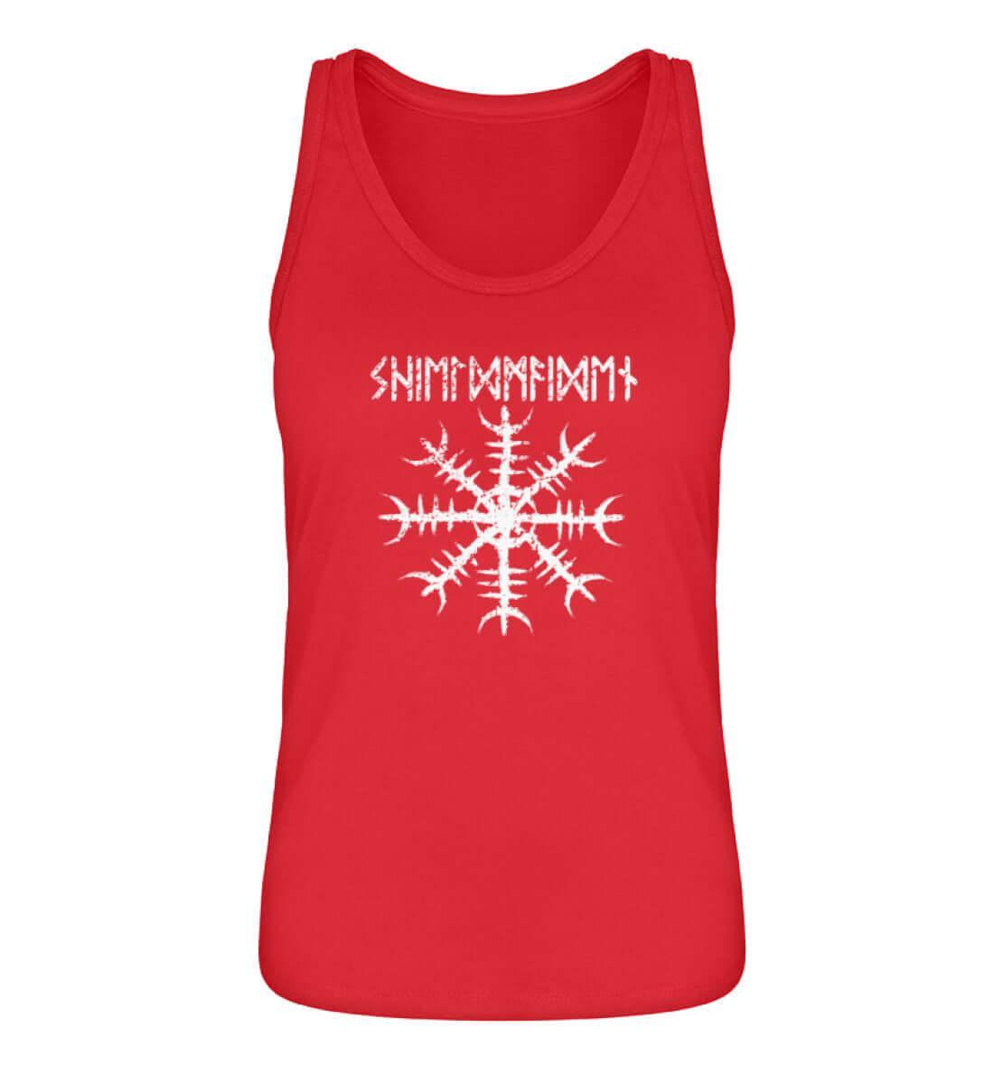 Schildmaid Tanktop 'Helm of Awe' – Ein Symbol für Schutz und Stärke - Nordic Viking Wear