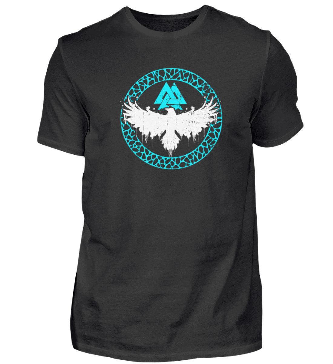 Wikinger Premium T-Shirt | Valknut & Rabe Design | Nordische Mythologie Inspiriert - Nordic Viking Wear