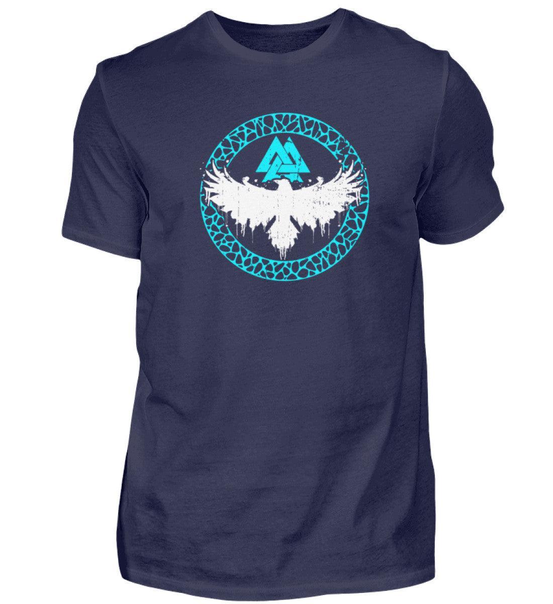 Wikinger Premium T-Shirt | Valknut & Rabe Design | Nordische Mythologie Inspiriert - Nordic Viking Wear