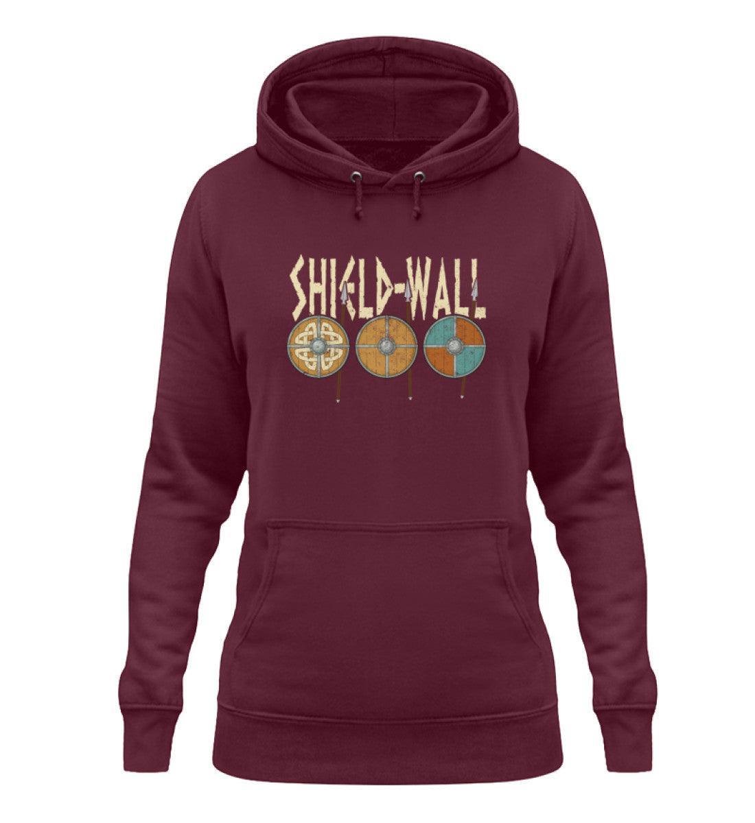Wikinger Shield-Wall Schildmaiden Hoodie - Krieger Verteidigungslinie - Nordische Schlacht Bekleidung - Nordic Viking Wear