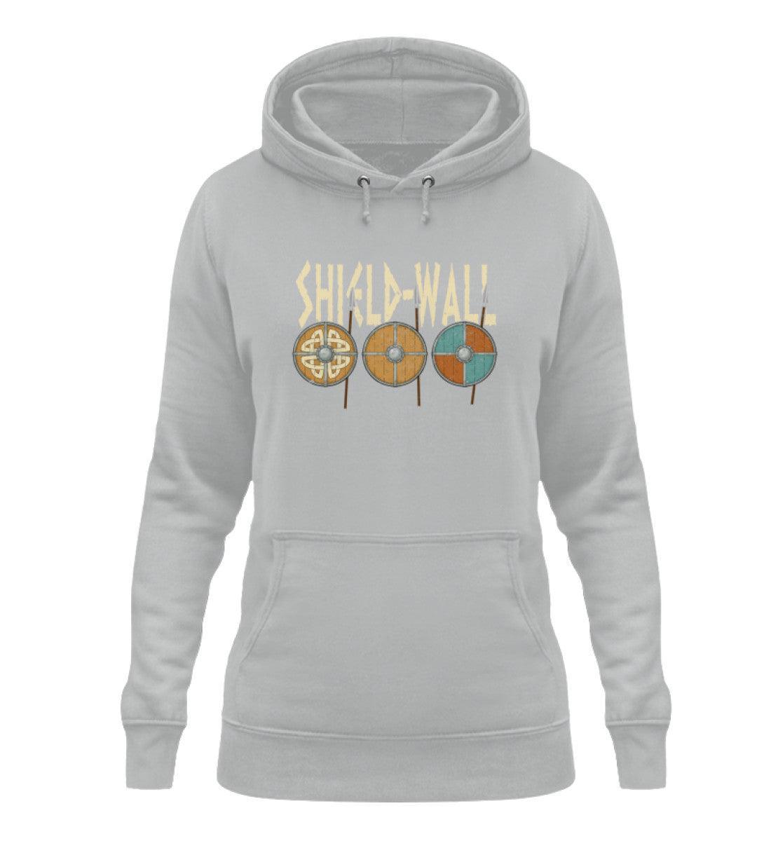 Wikinger Shield-Wall Schildmaiden Hoodie - Krieger Verteidigungslinie - Nordische Schlacht Bekleidung - Nordic Viking Wear