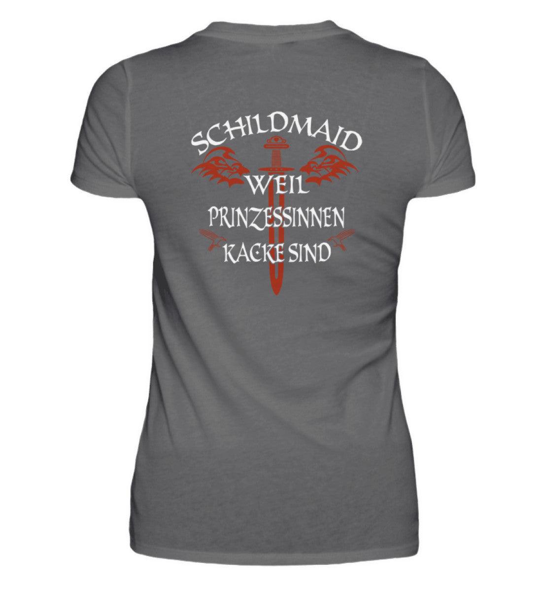 Schildmaid T-Shirt - "Weil Prinzessinnen kacke sind" | Wikinger Shirt für starke Frauen - Nordic Viking Wear