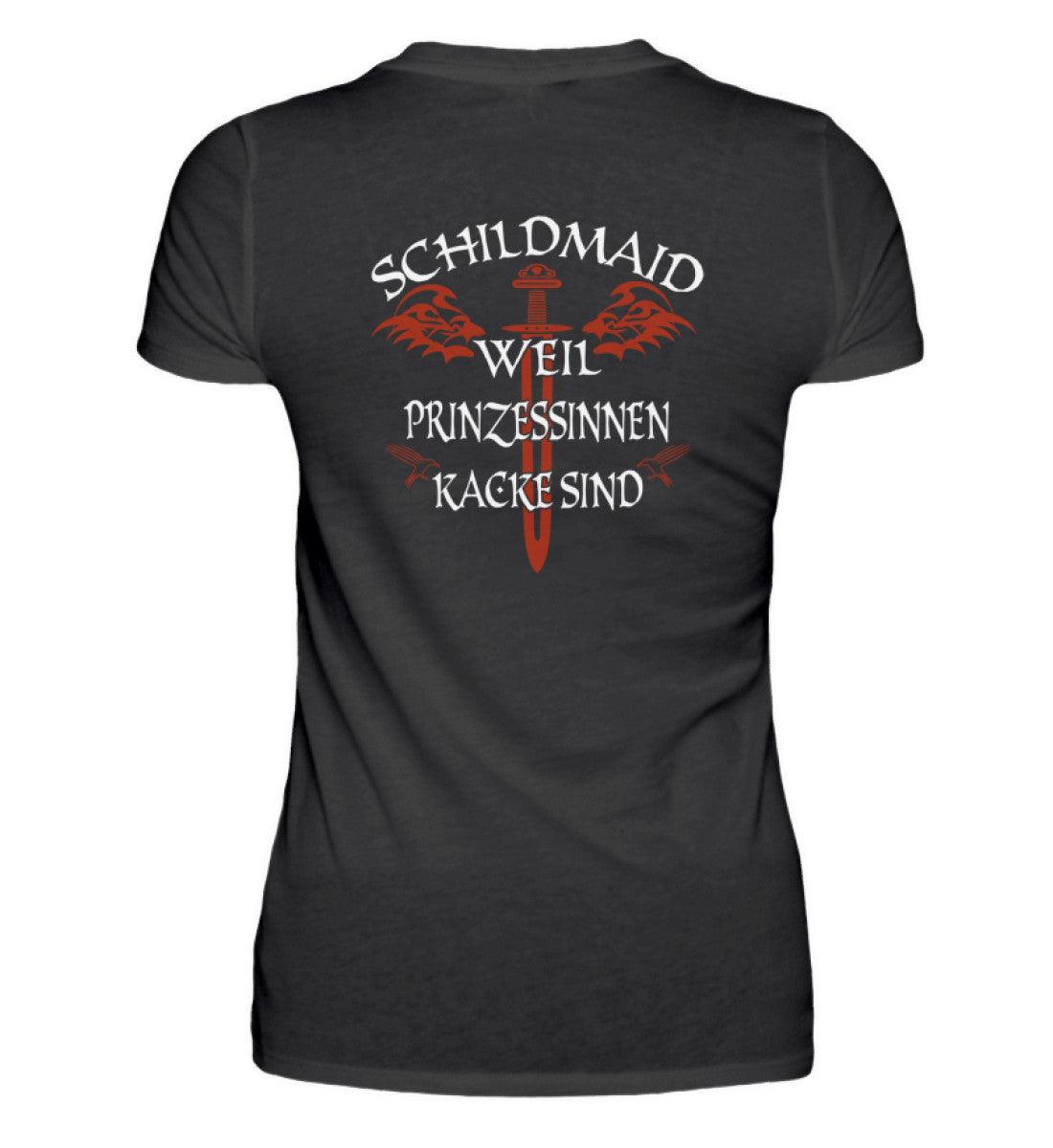 Schildmaid T-Shirt - "Weil Prinzessinnen kacke sind" | Wikinger Shirt für starke Frauen - Nordic Viking Wear