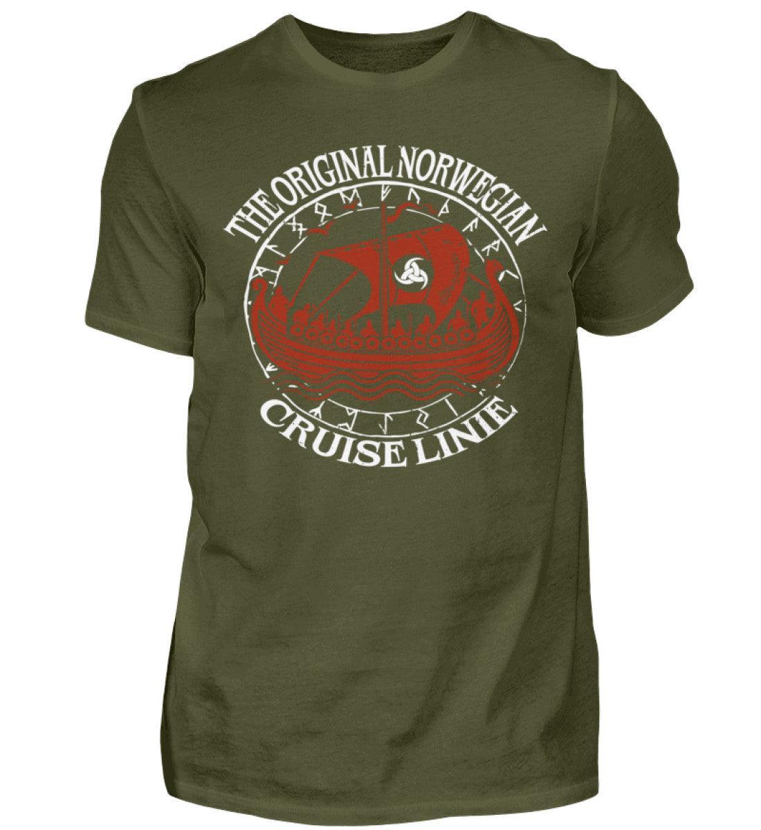 Nordische Legenden: 'Original Norwegian Cruise' Wikinger Shirt – Segel die Mythen" - Nordic Viking Wear