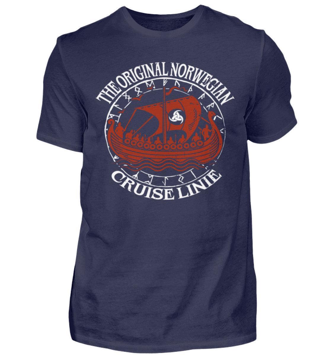 Nordische Legenden: 'Original Norwegian Cruise' Wikinger Shirt – Segel die Mythen" - Nordic Viking Wear