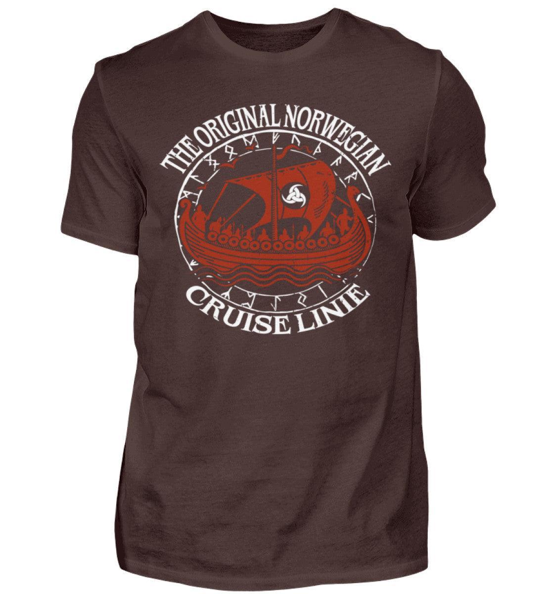 Nordische Legenden: 'Original Norwegian Cruise' Wikinger Shirt – Segel die Mythen" - Nordic Viking Wear