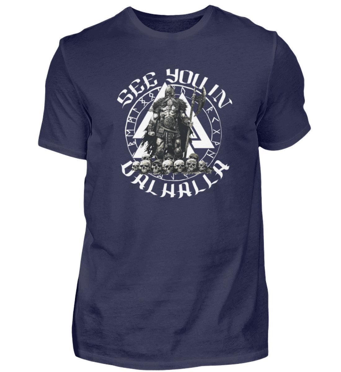 "See You in Valhalla - Wikinger Krieger Premiumshirt" - Nordic Viking Wear