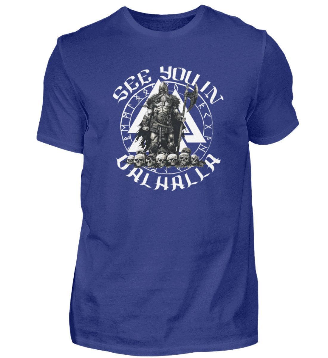 "See You in Valhalla - Wikinger Krieger Premiumshirt" - Nordic Viking Wear