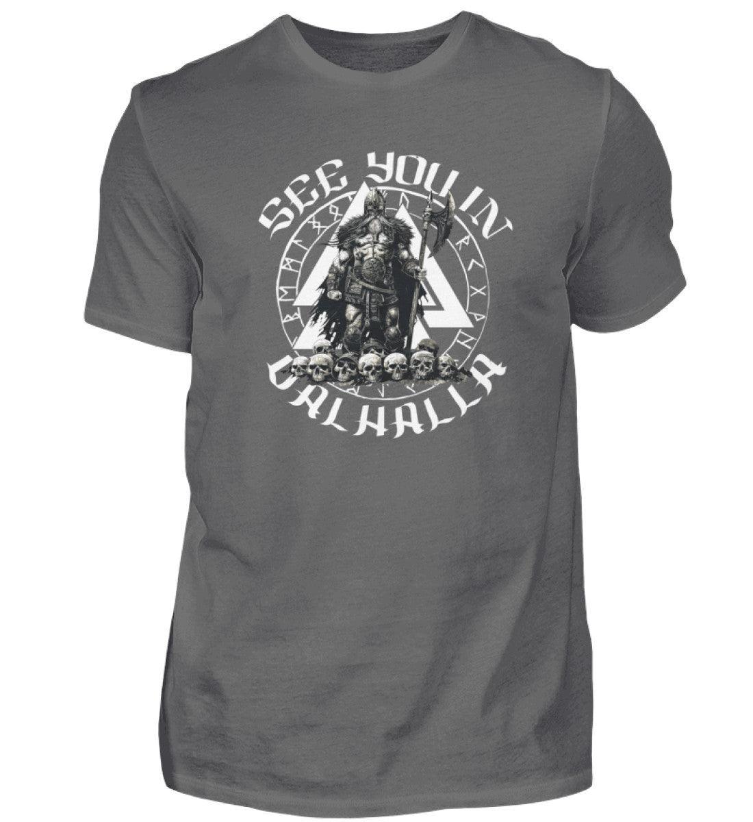 "See You in Valhalla - Wikinger Krieger Premiumshirt" - Nordic Viking Wear