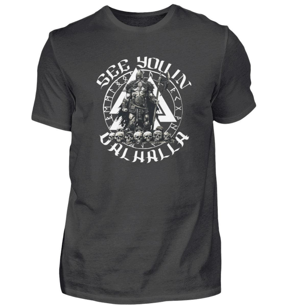 "See You in Valhalla - Wikinger Krieger Premiumshirt" - Nordic Viking Wear