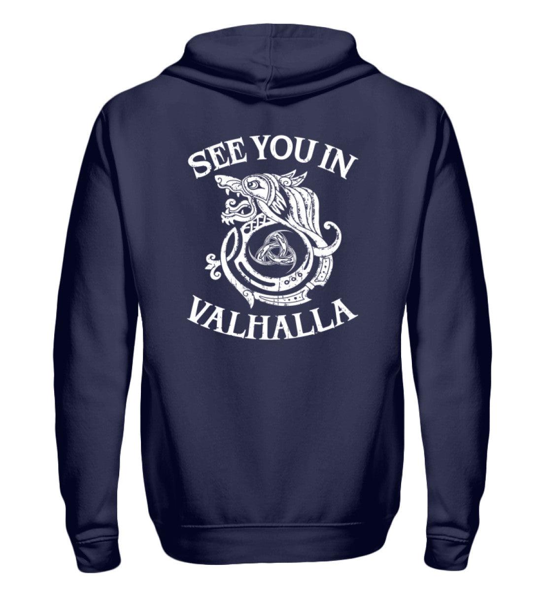 See You in Valhalla Zipp-Hoodie – Wikinger-Style für wahre Krieger - Nordic Viking Wear