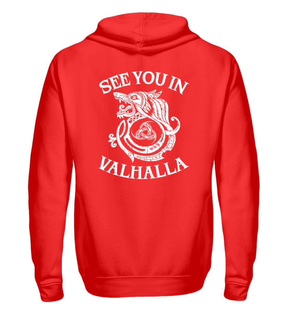 See You in Valhalla Zipp-Hoodie – Wikinger-Style für wahre Krieger - Nordic Viking Wear