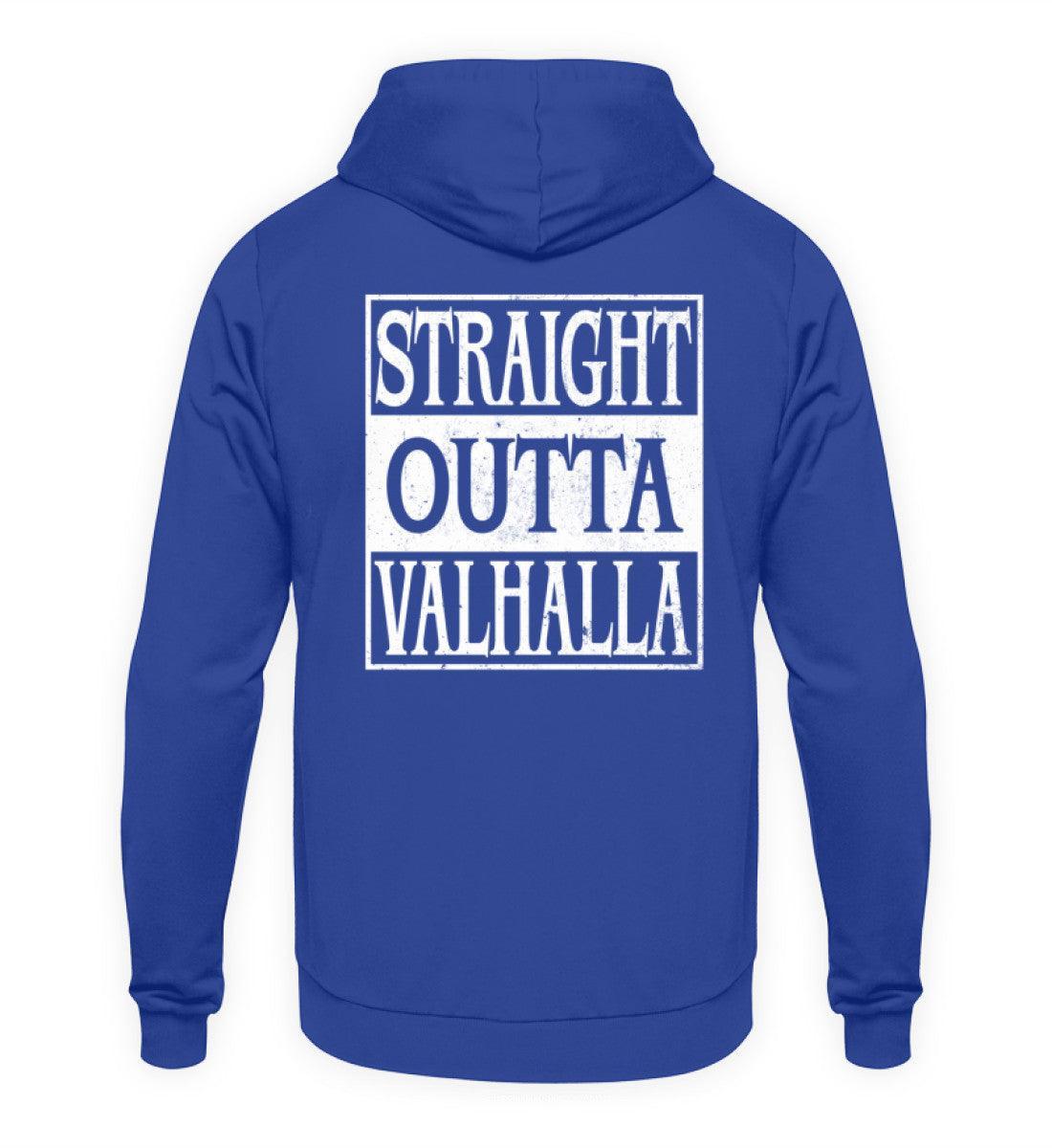"Straight Outta Valhalla" Wikinger Hoodie – Für wahre Krieger - Nordic Viking Wear