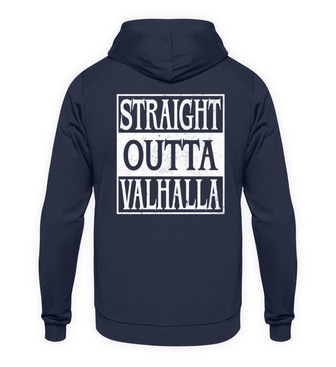 "Straight Outta Valhalla" Wikinger Hoodie – Für wahre Krieger - Nordic Viking Wear