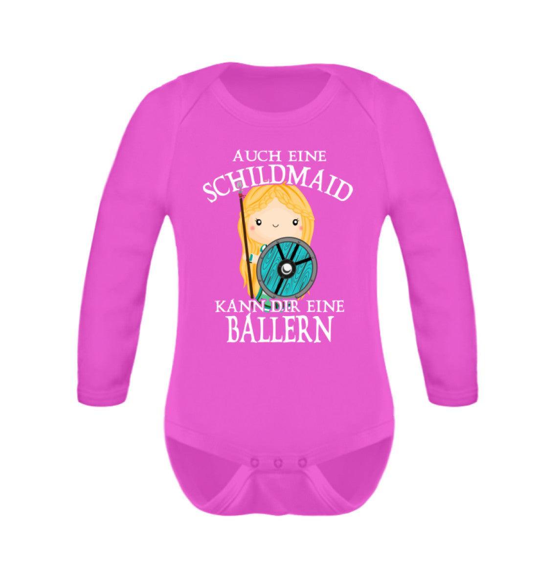 "Wikinger Schildmaid Baby-Body – 'Kleine Kriegerin' Kollektion für Zukünftige Walküren" - Nordic Viking Wear