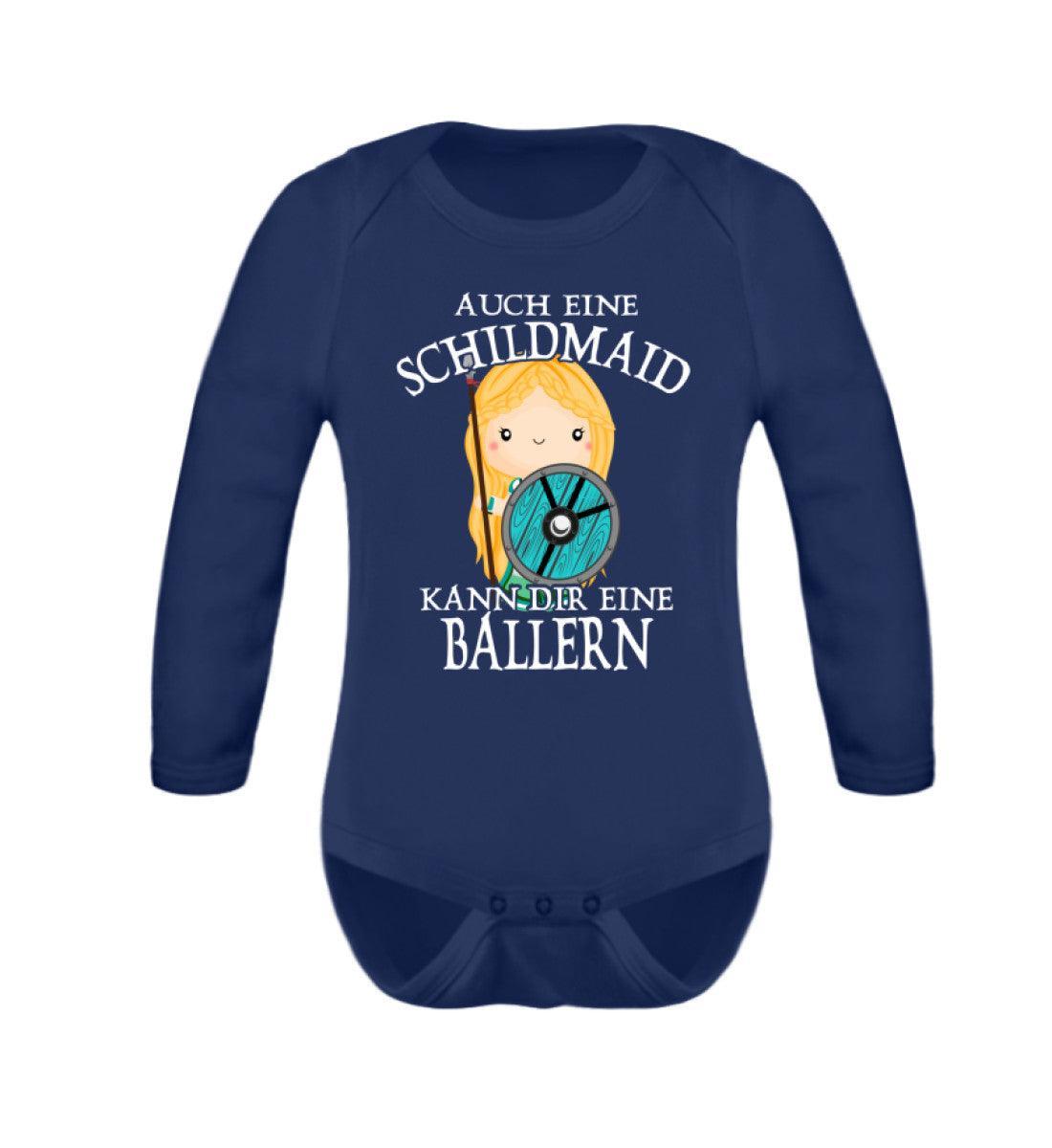 "Wikinger Schildmaid Baby-Body – 'Kleine Kriegerin' Kollektion für Zukünftige Walküren" - Nordic Viking Wear