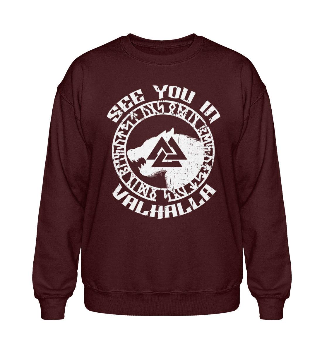 Heavy Blend Sweatshirt – „See You in Valhalla“ - Nordic Viking Wear