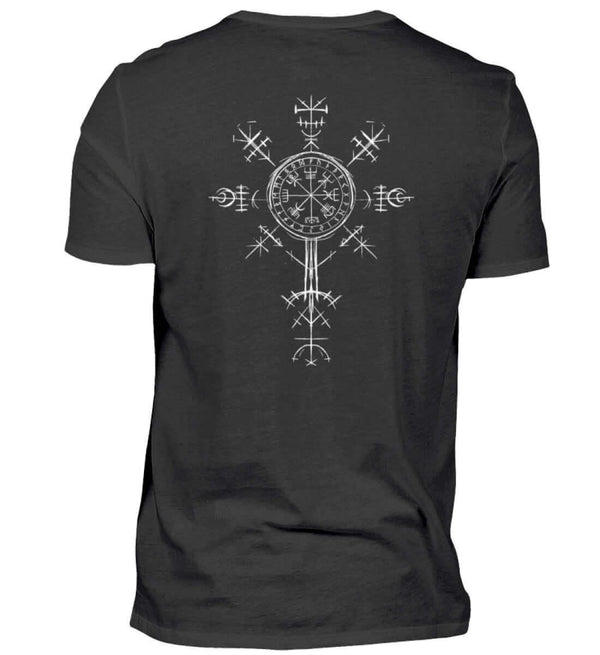 "Vegvísir Nordischer Kompass" Wikinger-Premiumshirt – Leite Deinen Weg - Nordic Viking Wear