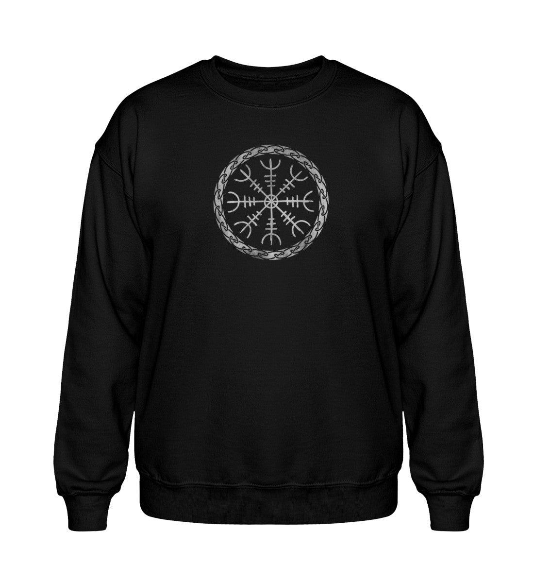 Aegishjalmur – Das Helm-der-Ehrfurcht Heavy Sweatshirt für wahre Krieger - Nordic Viking Wear