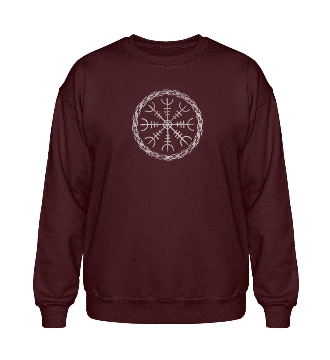 Aegishjalmur – Das Helm-der-Ehrfurcht Heavy Sweatshirt für wahre Krieger - Nordic Viking Wear