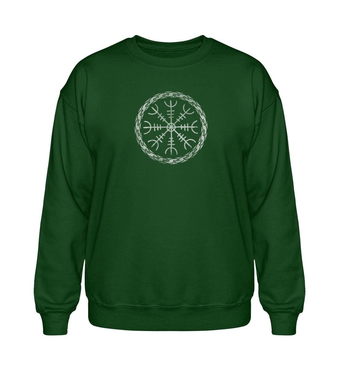 Aegishjalmur – Das Helm-der-Ehrfurcht Heavy Sweatshirt für wahre Krieger - Nordic Viking Wear